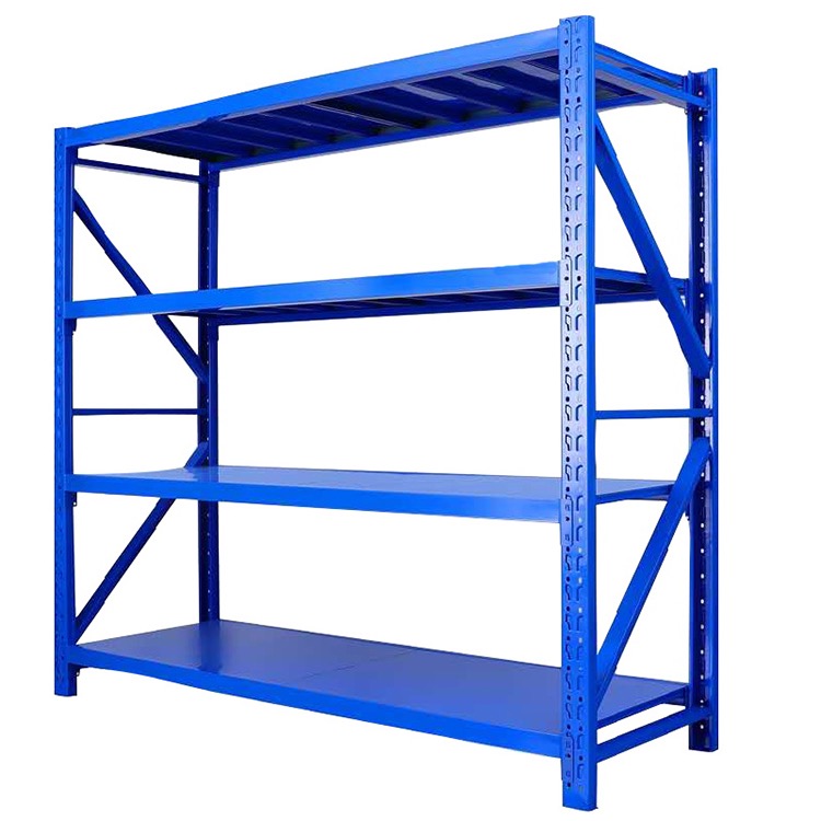 Industrial Storage Racks Adjustable Steel Metal Stacking Racks Warehouse Storage Shelves Shelving Unit Light Duty Rack