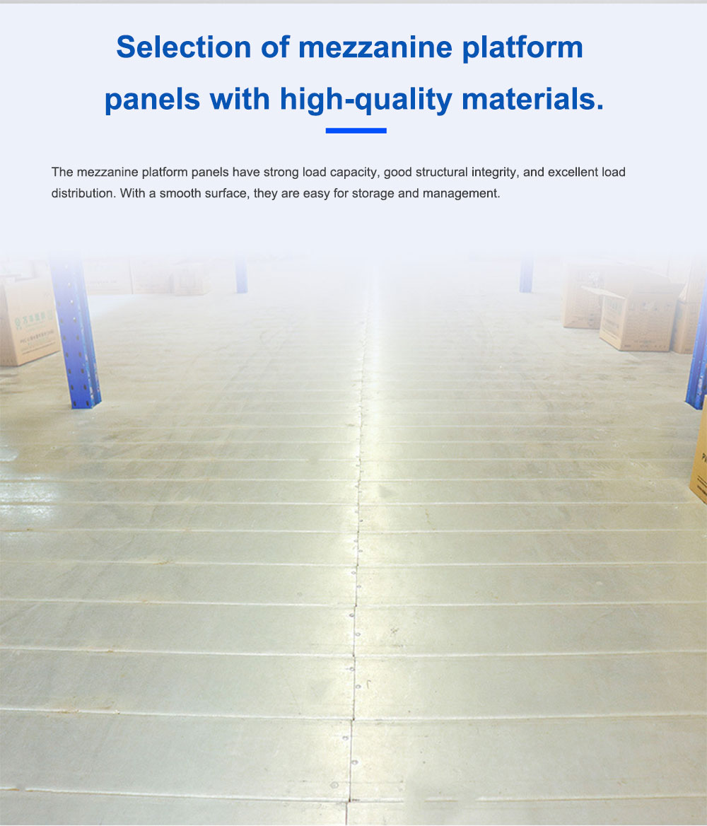 Mezzanine Floor Industrial Steel Optimizes Warehouse Space Rack Supported Mezzanine for Logistics Centers Multi Tier Platform