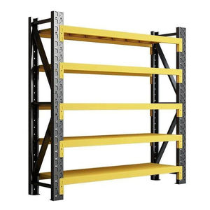 Racking Adjustable Metal Boltless Shelf And Racks Warehouse Storage Medium Duty Metal Rack Shelf