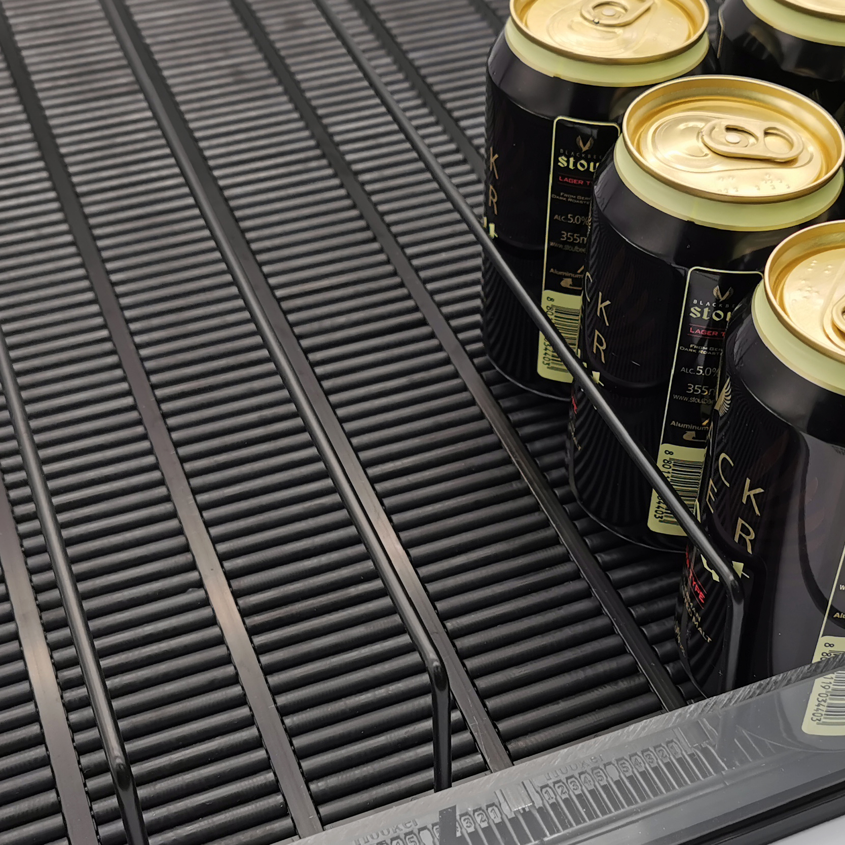 Hookei Soda Glides Gravity Flow System Shelf Roller Liquor Store Cooler Shelving for Refrigerator Shelf Trays