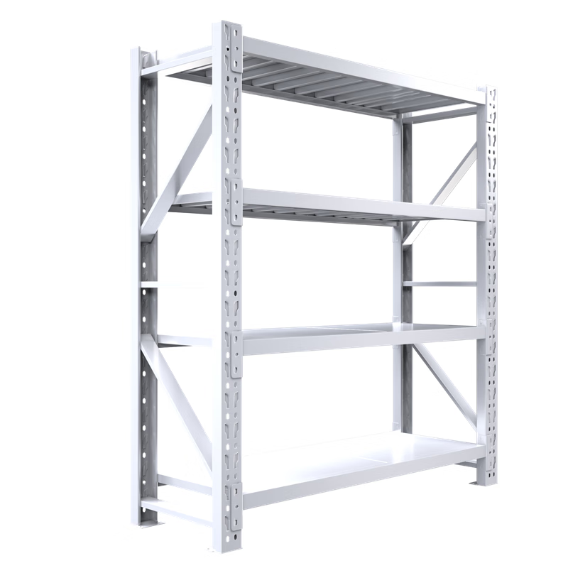 XLB Steel Selective Pallet Rack 4 Layer Warehouse Automation Shelves Corrosion Protection Powder Coated