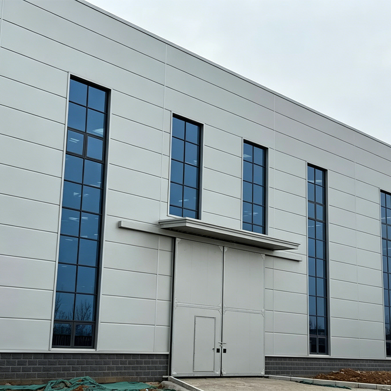 High Bay Racking Warehouse for Delivery Sorting Center and Inventory Storage Depot Steel Structure Factory