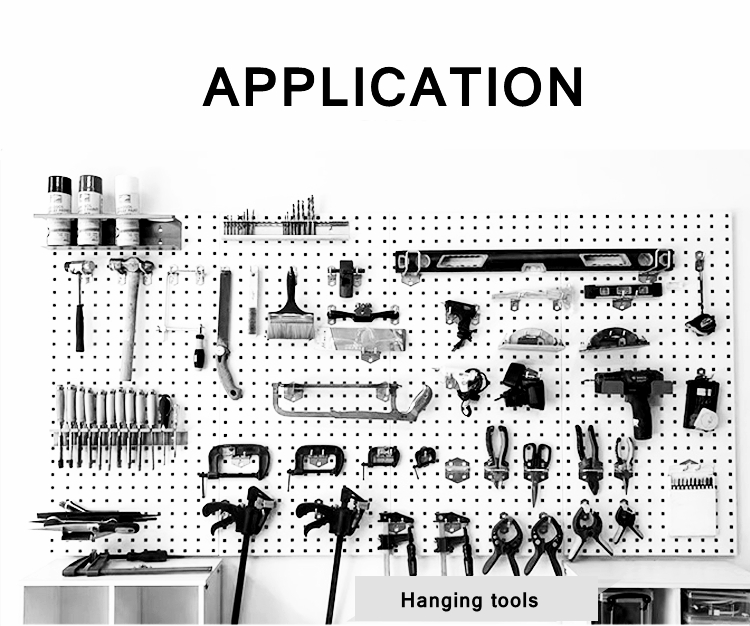 Perforated Metal Pegboard
