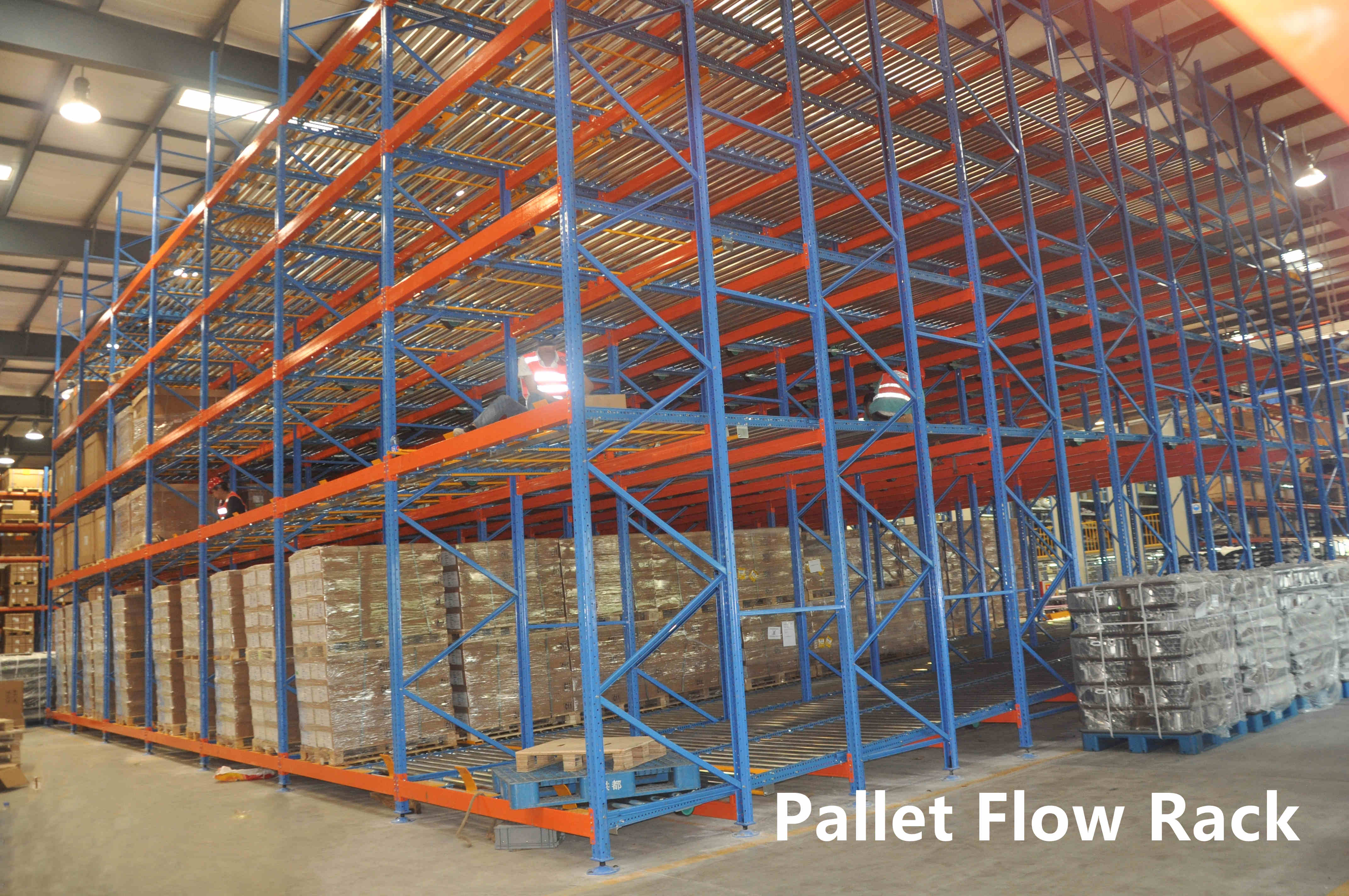 Gravity Pallet Flow Shelving Detail 3