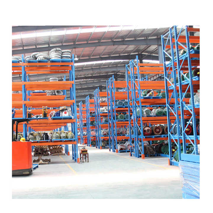 Direct Factory 2000kg Load Pallet Storage Rack High-Density 5 Layer Drive-In Rack for Warehouse Iron Free Metal Layout Design