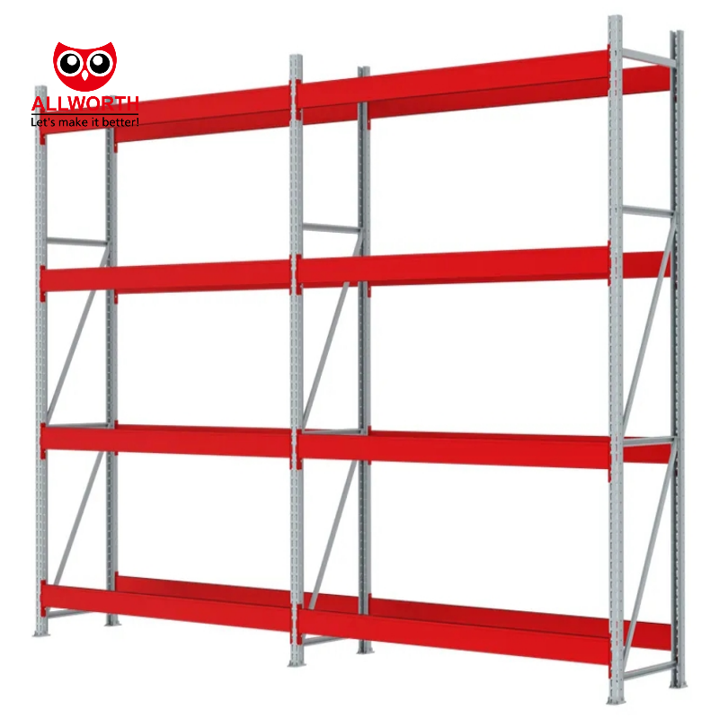 Efficiency Flexibility Heavy Duty Large Load Capacity Push Back Style Metal Rack