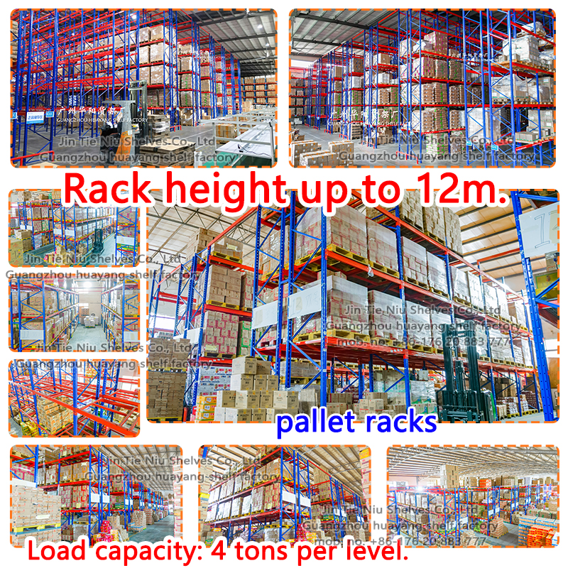 Guangzhou Rack Adjustable Pallet Racking System 2000KG 2200KG 2200KG 2300KG 2400KG 2500KG Pounds Tons