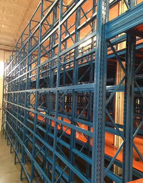 Shelving-Supported Mezzanine System for High-Bay Warehouse in Mexico
