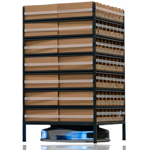 Heavy Duty Industrial Steel Customized 5 Layer AMR Robot Supporting Shelf AGV Applicable Racks