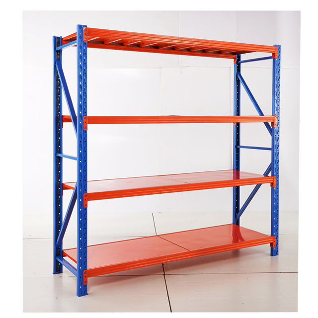 Custom 4 Tier Light Duty Shelves Assemble Steel Equipment Warehouse Racking Storage Rack System