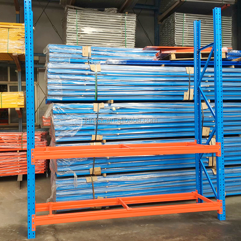 Heavy Duty Teardrop Hole Beam Selective Pallet Rack - Easy Assembly Wide Span Racking for Warehouse Pallet Storage