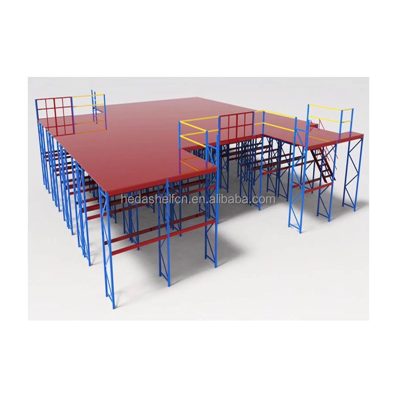 Wholesale Supplier Mezzanine Rack Heavy Duty Industrial Shelving Warehouse Shelf Racks