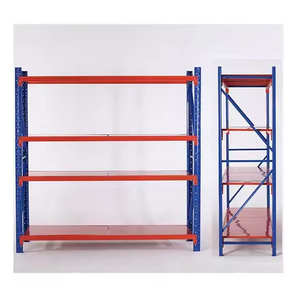Custom 4 Tier Light Duty Shelves Assemble Steel Equipment Warehouse Racking Storage Rack System