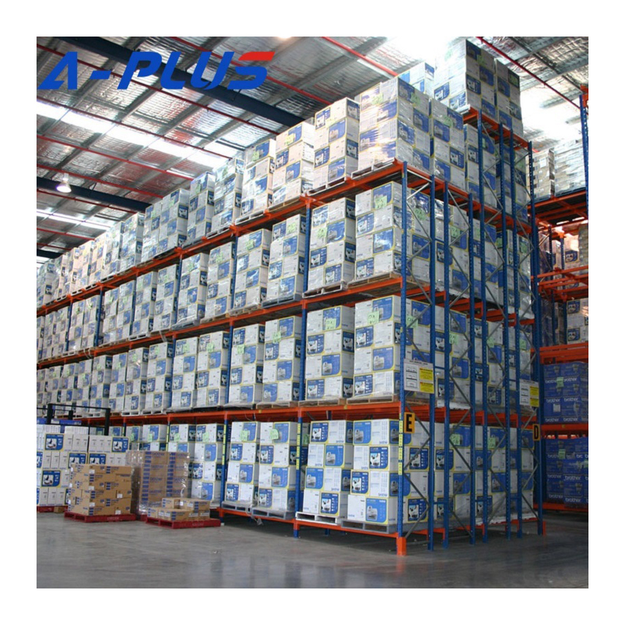 Warehouse High Density Metal Steel Pallet Rack Customize Double Deep Racking System