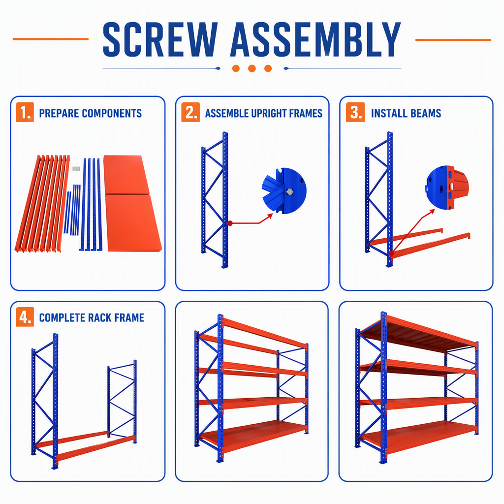 HUAWU 5 Ton Heavy Duty Selective Pallet Rack Steel Q235 Industrial Warehouse Storage Racking System PR-05