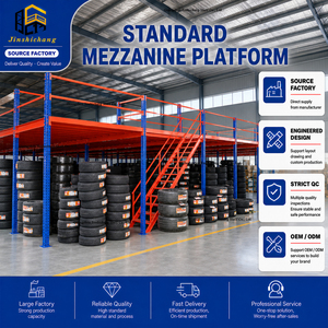 Multi-Level Steel Mezzanine Storage Platform