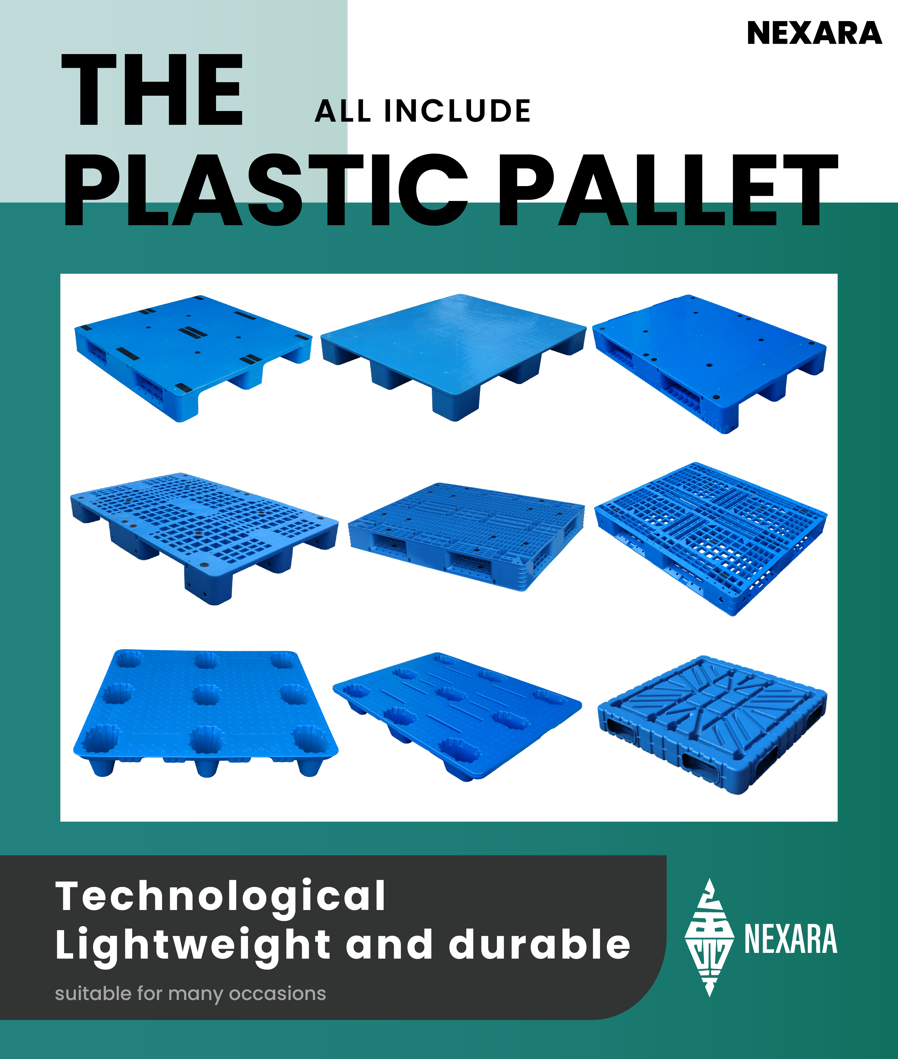 Plastic pallet structural design