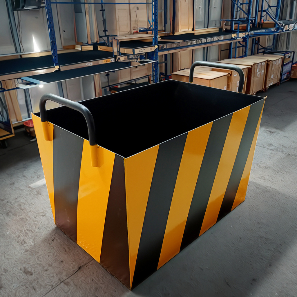 CASE CARTER OEM 600*400*400mm Heavy Duty Foldable Stack Wire Mesh Steel Pallet Storage Container Rack 4 High