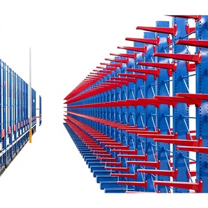 Customized Industrial Cantilever Racking Warehouse Storage Rack Upright Frames Heavy Duty Cantilever Racks Steel Storage Shelf