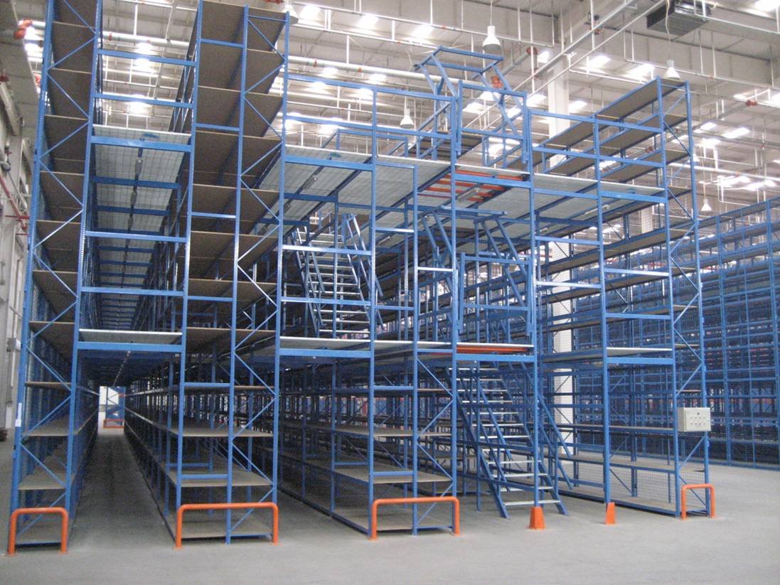 Multi-tier Attic Mezzanine Racking System