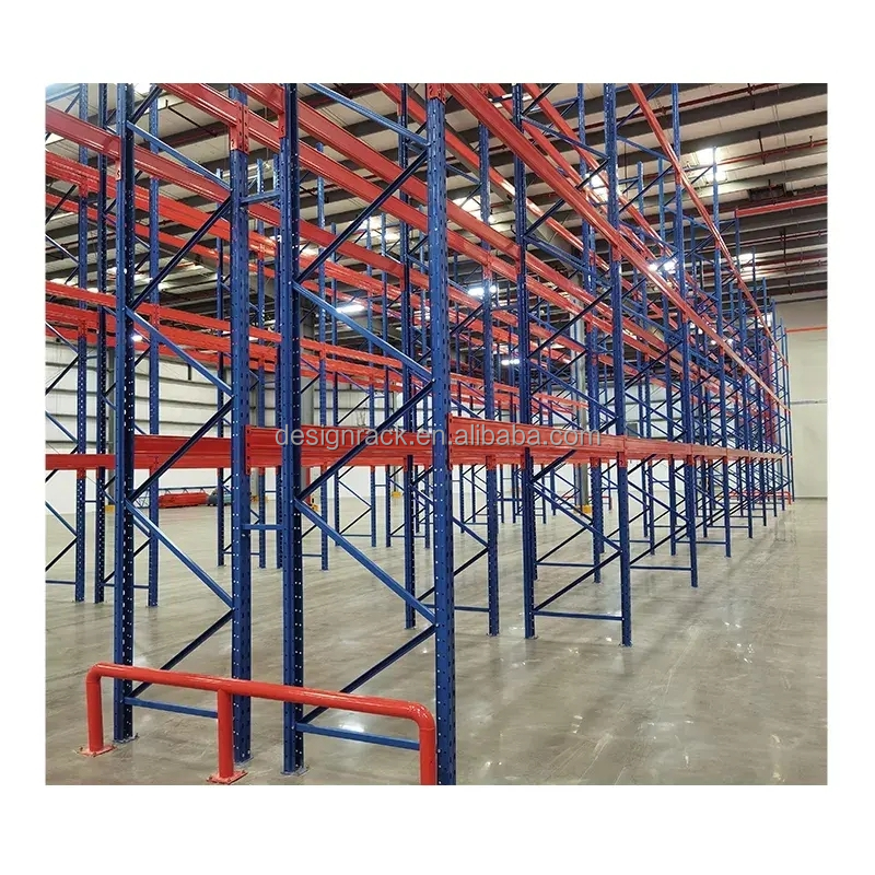 Galvanized Steel Standard Size Warehouse Heavy Duty Selective Pallet Racking