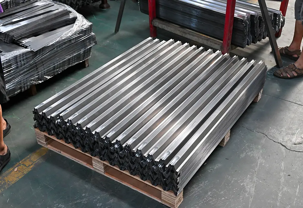 Mezzanine floor deck steel cold rolling