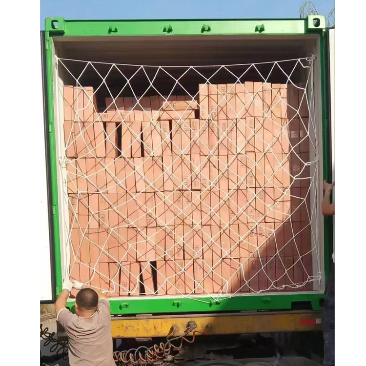 Wholesale Qianshun Adjustable Various Color PP Knotless Net Knotted Net Lightweight Car Trailer Truck Container Pallet Cargo Net
