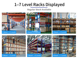 Huisen Factory Supply Adjustable Logistic Racking System Selective Heavy Duty Pallet Rack
