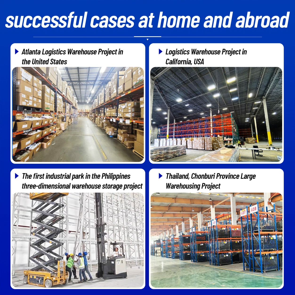 High Effective 5 Metal L2500*W1100*H2550mm 1000kg-4000kg Heavy Duty Corrosion Protection Warehouse Storage Racking Push Back