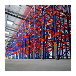 Industrial Drive-In Steel Racking Storage System Free Design Low Steel Shelves Garage Storage Corrosion Protection