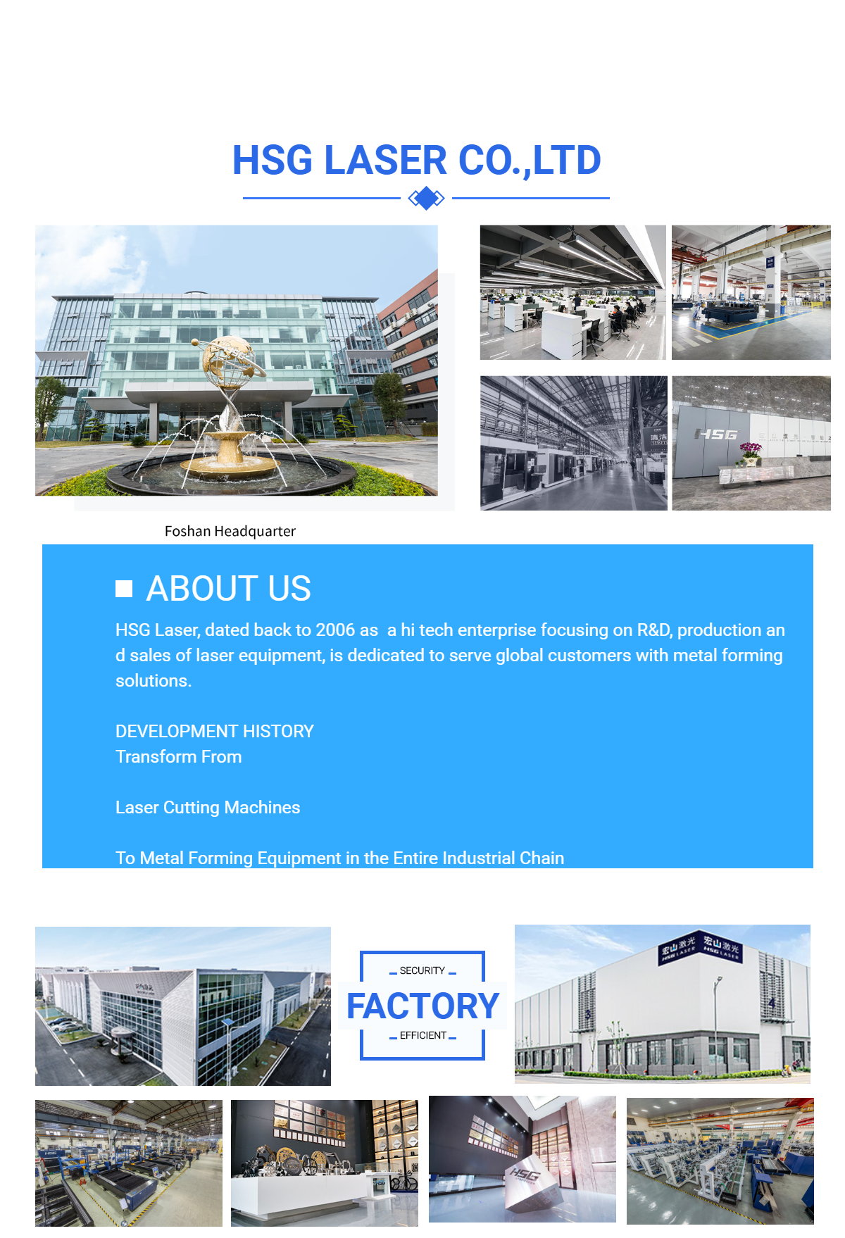 Company Facility Overview