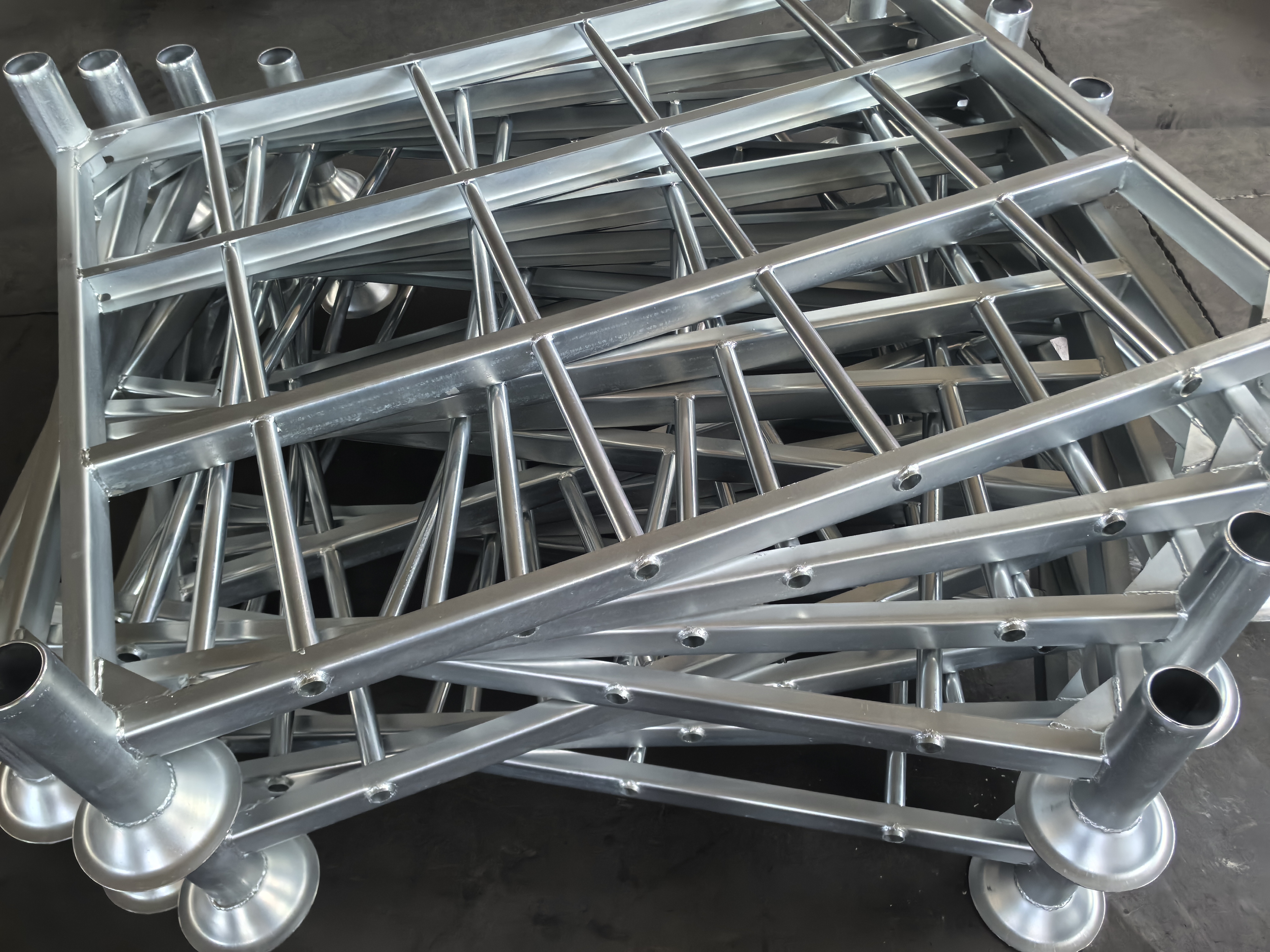 Heavy Duty Steel Q235 Pallet Stacking Racks Post Pallet With Storage Shelf For Warehouse Storage