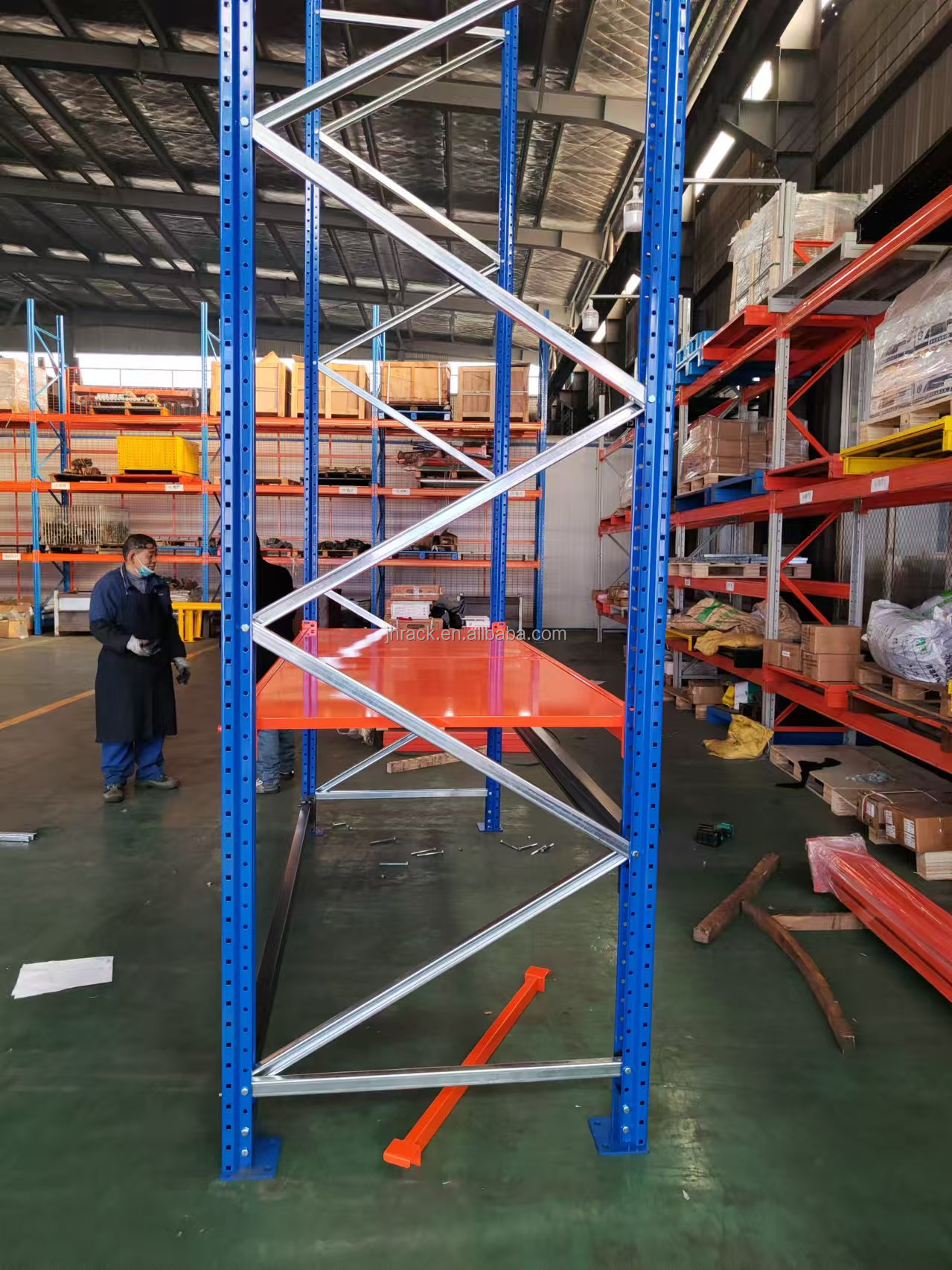 CE ISO Certified Factory Direct Sales Pallet Storage Rack Heavy Duty Shelving for Warehouse Equipment Garage Shelves