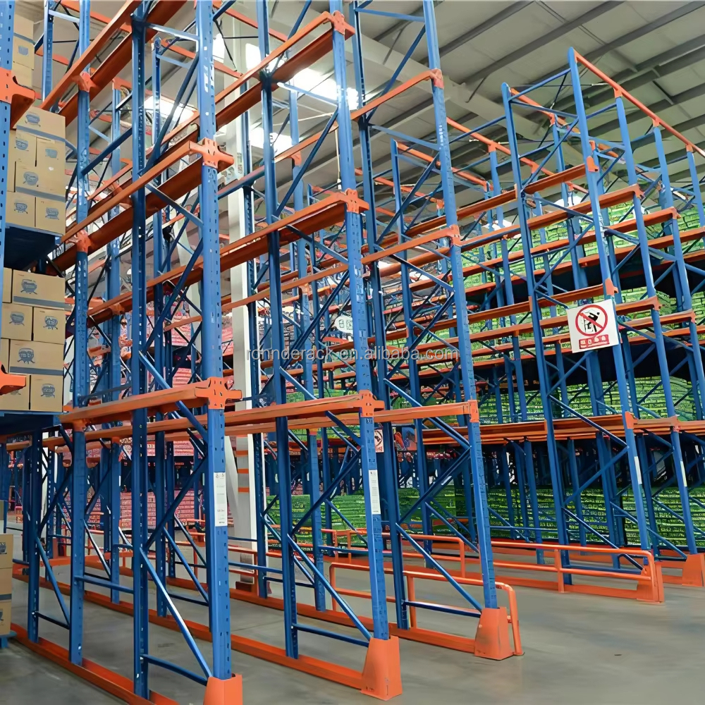Drive Through Racking System Heavy Duty Drive-in Pallet Rack for Warehouse Storage