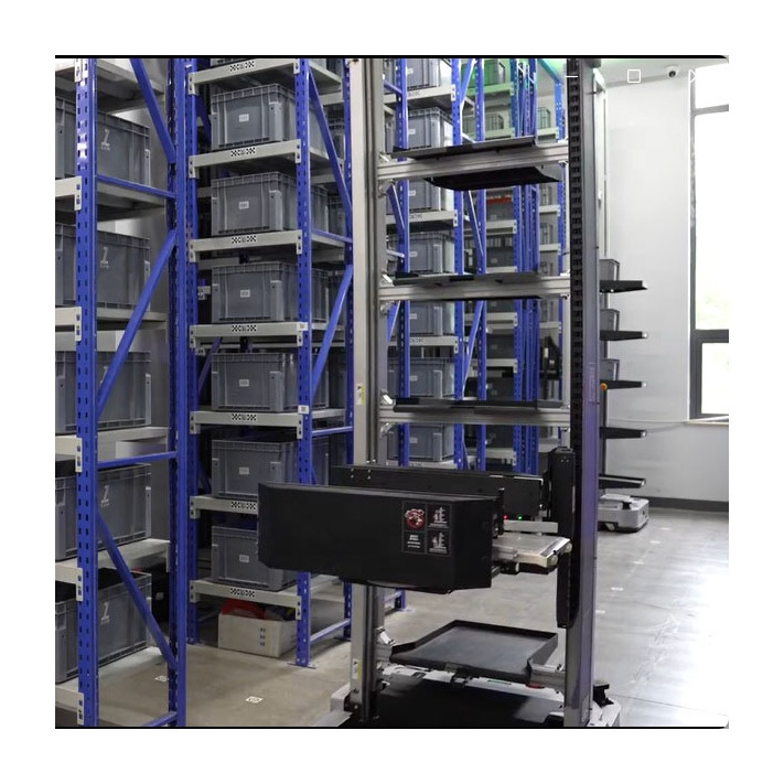 Customized Adjustable Intelligent Automation Picking Warehouse Storage Automated ASRS Warehouse Rack Cold Rolled Steel Corrosion