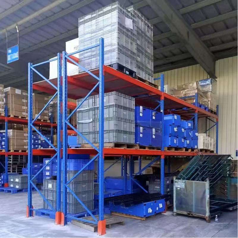 Heavy Duty Metal Pallet 250-1000kg Bulk Stackable Equipment Garage Warehouse Storage Rack Powder Coating