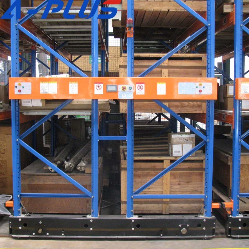 Material Rack Automated Storage Electric Mobile Warehouse Racking System