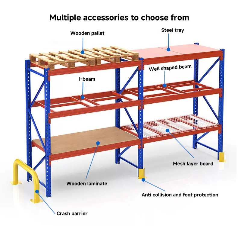 Heavy Duty Metal Pallet 250-1000kg Bulk Stackable Equipment Garage Warehouse Storage Rack Powder Coating