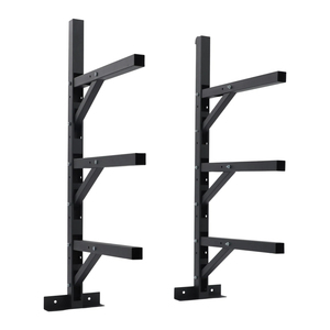 Quick Assembly Wall Mount Heavy Duty Steel 3-Tier Adjustable Shipping Container Storage Shelving & Racking