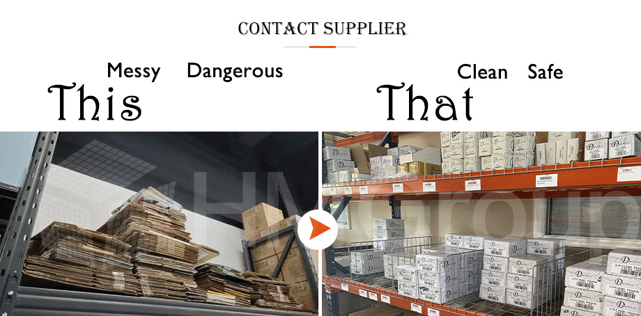 Galvanized Steel Pallet Rack Hanging Metal Wire Mesh Shelf Dividers