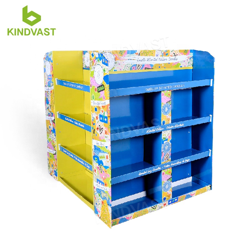 Custom Supermarket Club Half Full Pallet Displays Corrugated Pdq Trays Cardboard Retail Pallet Displays Rack