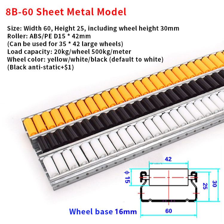 Industrial Storage Shelves Racks Large Load Capacity Rolling Rails Aluminium Sheet Strip Flow Rack Design Pallet Storage