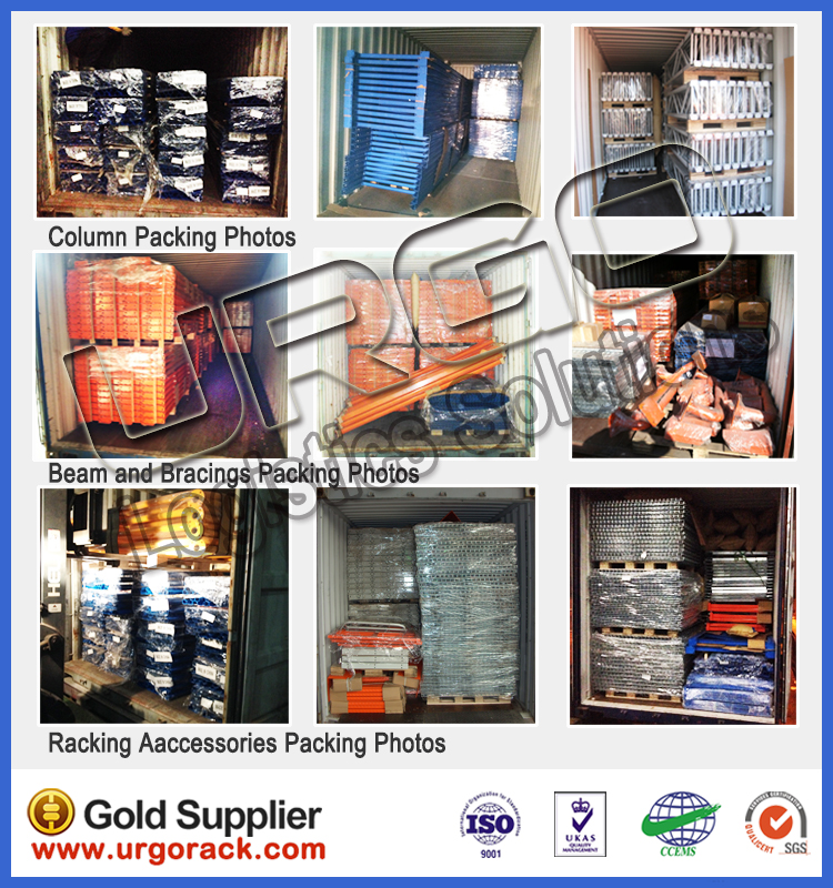 Warehouse High Density Gravity Roller Pallet Flow Racking