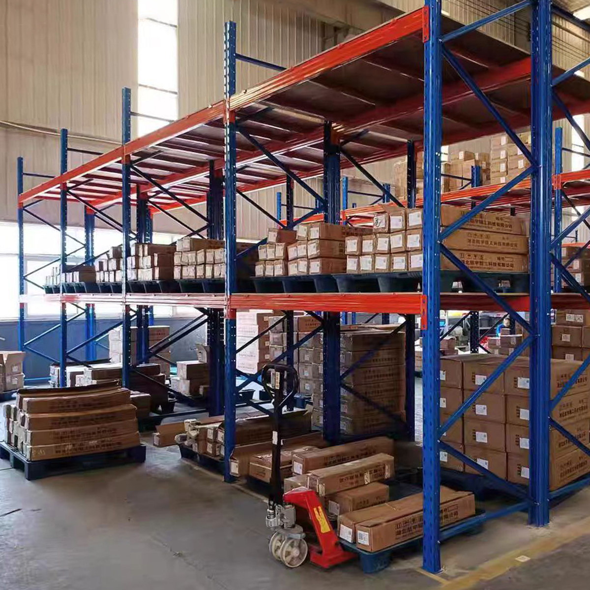 High Grade Cold Rolled Steel Warehouse Racking System Heavy Adjustable Durable Multi-Layer Shelf Storage Rack for Garages Wooden
