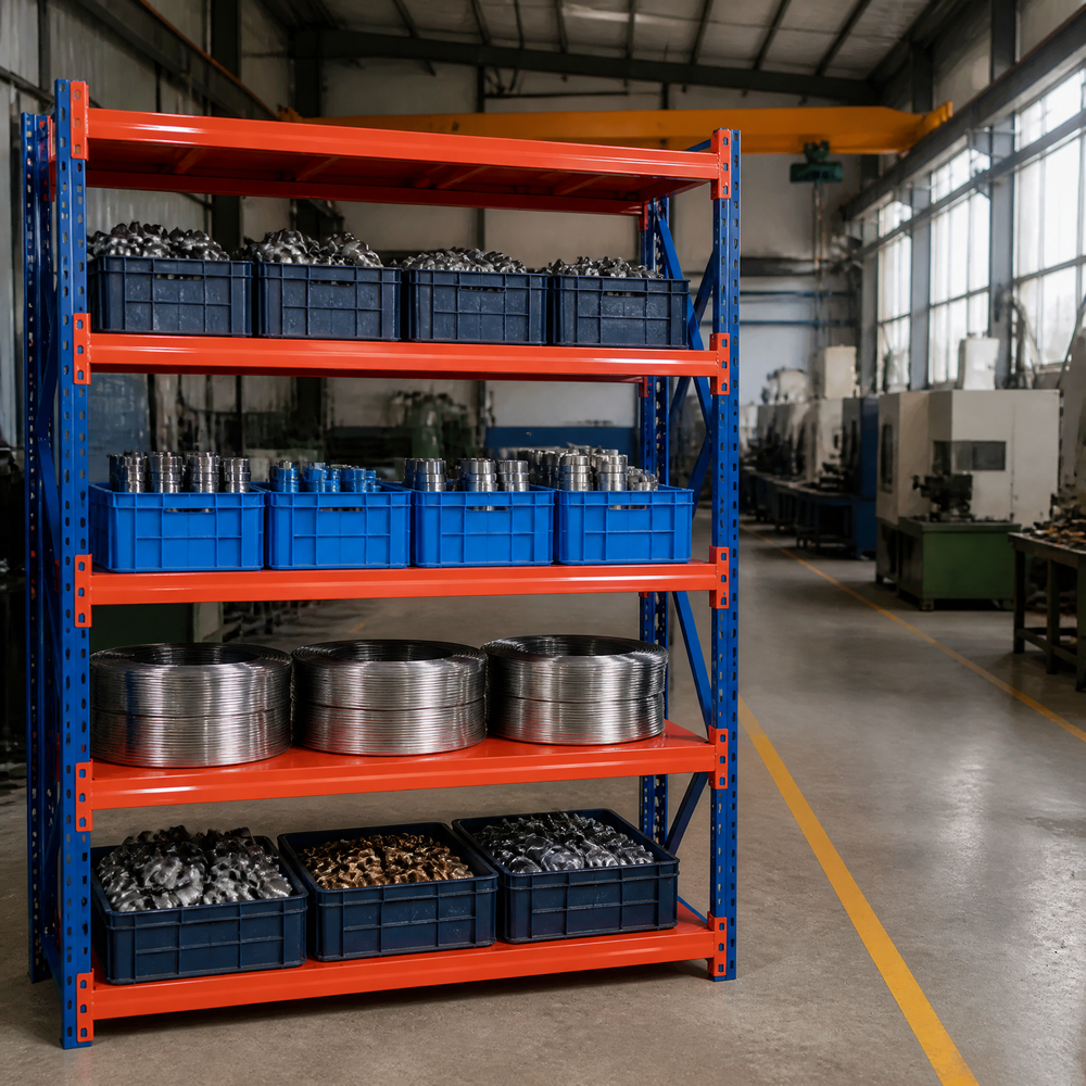 Custom Adjustable Anti-Rust Storage Metal Stacking Racks Pallet Racking System Steel Shelving VNA Racking Narrow Aisle Rack