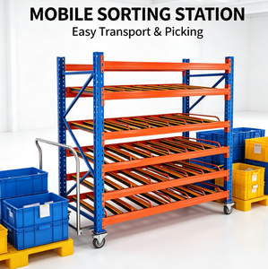 FIFO Gravity Carton Flow Rack Assembly Storage