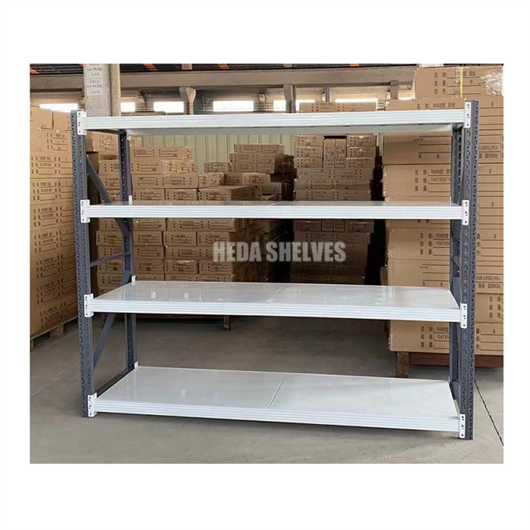 Customized Factory Supply Industrial Workshop Display Shelving Iron Shelves Storage Rack In Warehouse Light Iron Rack