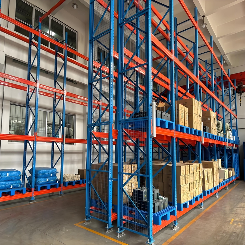 Heavy Duty 5-Layer Drive-In Pallet Rack Industrial Steel Metal Durable Foldable Adjustable Anti-Rust 500-4000kg/Level ISO