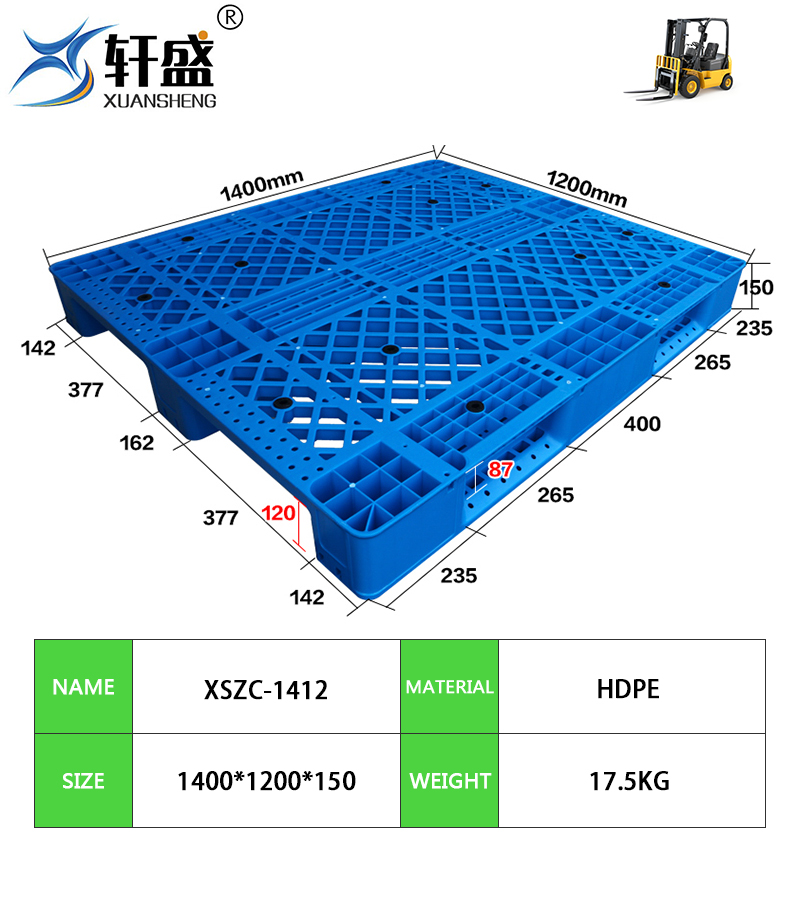 Plastic pallet application view