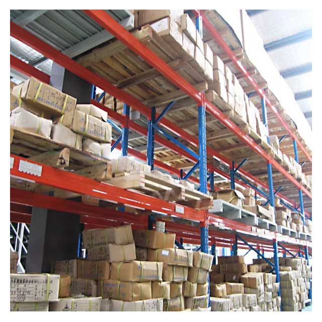 Heavy Duty Industrial Pallet Rack Storage Shelves Systems Metal Stacking Units Warehouse Steel Pallet Racking